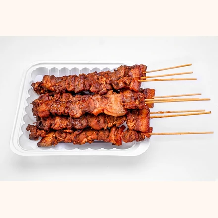 Glazed Filipino pork barbecue skewers