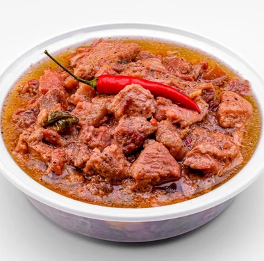 Bicol Express in creamy coconut sauce