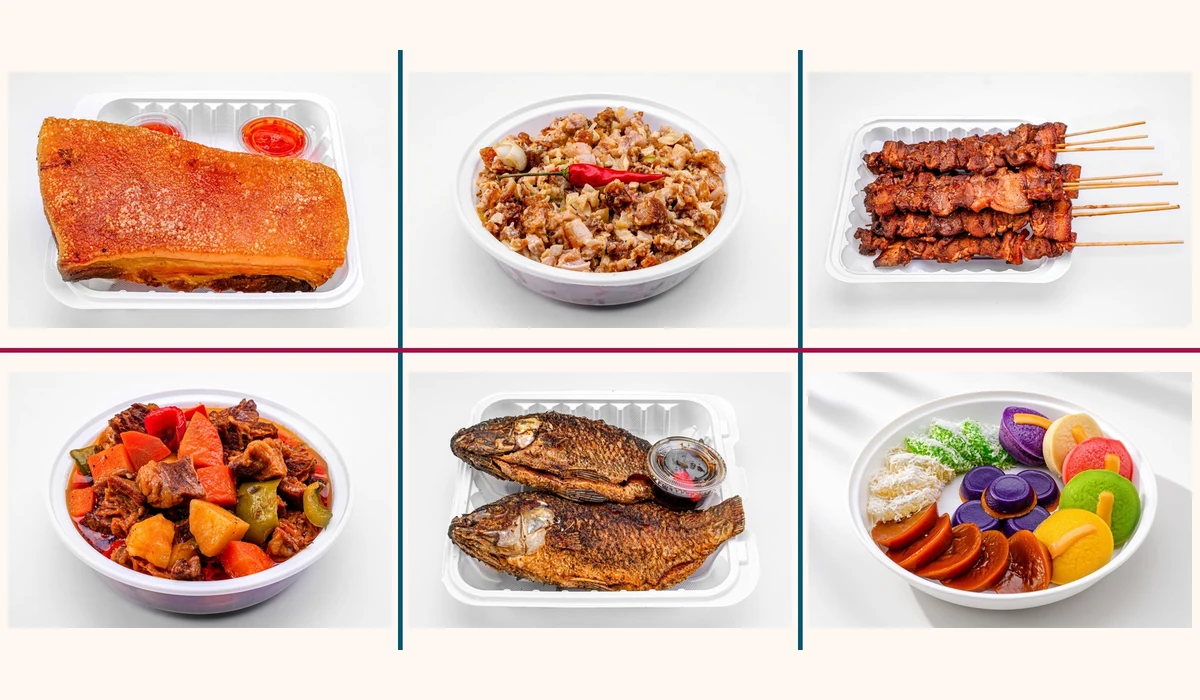 A spread of Munting Kusina Filipino favourites